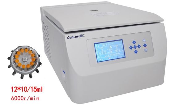 Хорошая цена. CenLee6R 6000r/Min LCD Display низкоскоростная клиническая настольная центрифуга с охлаждением онлайн