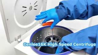 Cenlee16K 16000 об/мин настольная высокоскоростная центрифуга с фиксированным углом ротора ЖК-экран