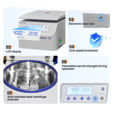 Cenlee 4K Benchtop Автобалансирующая сепарация крови Центрифуга из Китая
