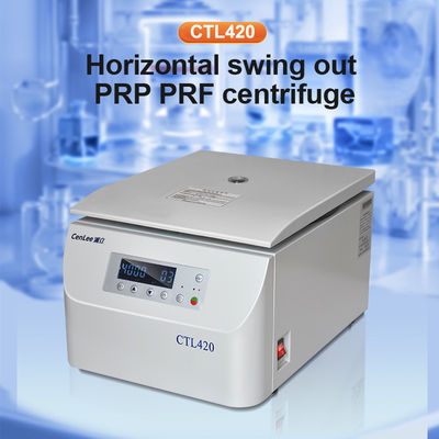 CTL420 Центрифуга Выдвижная горизонтальная низкоскоростная лабораторная машина без щетки Мотор из нержавеющей стали 12x20 мл вместимость