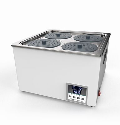 Хорошая цена. Циркуляционная цифровая водяная баня WB100-4 с цифровым дисплеем, внутренней емкостью из нержавеющей стали и защитой от сухого нагрева онлайн